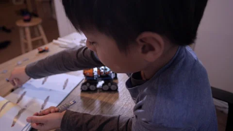 Lego Kid03291367 Stock Footage 122192471