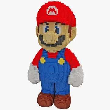 Lego Mario Model 3D Model