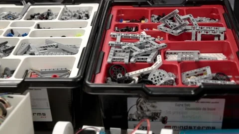 Lego Mindstorms EV3 Core Set. Stock Footage 141041912