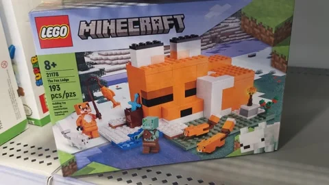 Lego Minecraft Retailer Stock Footage 170251138