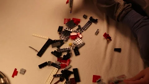Lego playtime. Editorial video Video stock 256105702
