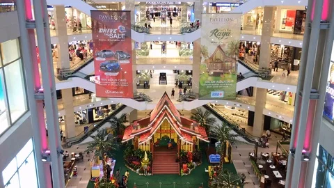 Lego promotion at Pavilion mall, Kuala Stock Video Pond5