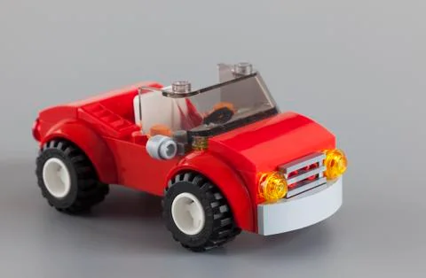 Lego red car Stock Photos