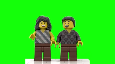 Lego Stopmotion Clip : Batik Stock-Footage 255386340