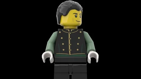 Lego Stopmotion Clip : Man Stock-Footage 255419967