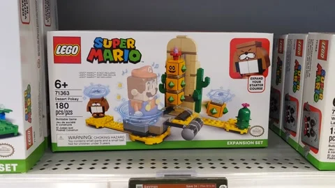 Lego Super Mario Available for Purchase Stock Footage 159248403