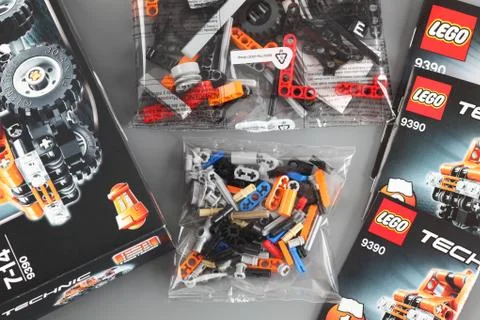 Lego technic set Stock Photos