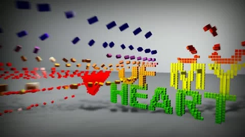 Lego Valentine Stock Footage 18174467