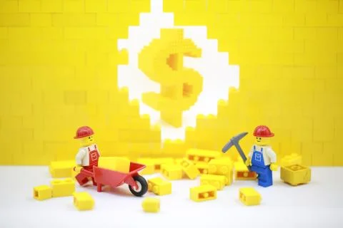 Lego worker Stock Photos