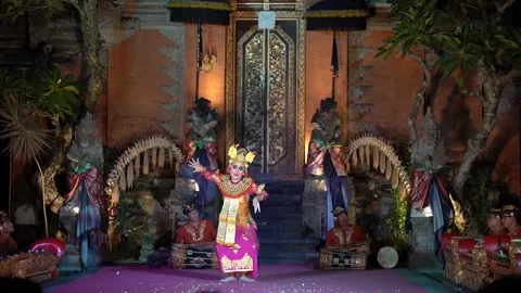 Legong Dance from Bali Stock Footage 192249790