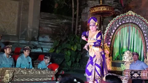 The Legong of Mahabarata epic, Video stock 299807288