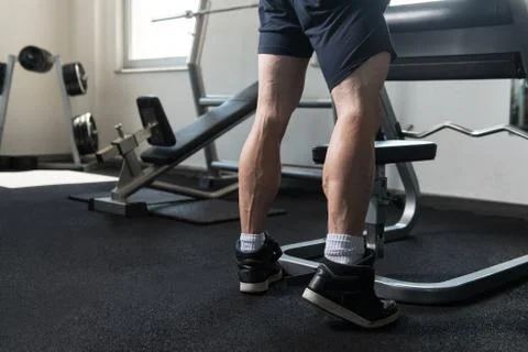 Legs Calf Exercise Stock Photos