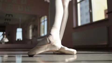 Legs of a dancing ballerina. Stock Footage 253522869