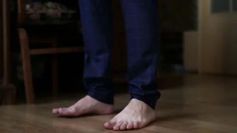 Legs of dancing man Stock Footage 80991181