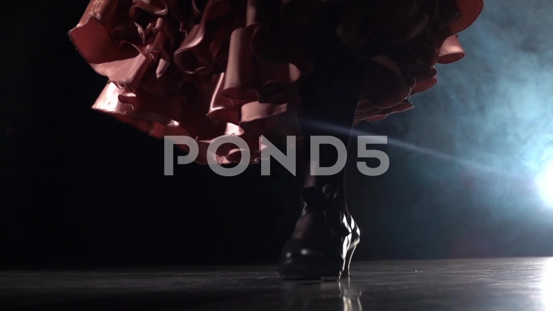 Legs of the girl are tap dancing. Light ... | Stock Video | Pond5