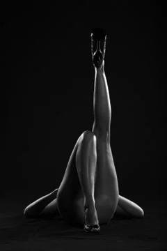 Legs high Foto stock