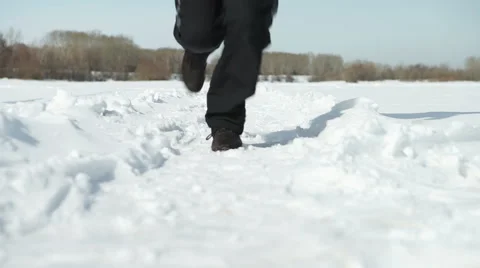 The legs of the running man Vídeos de archivo 53313737