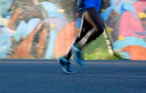 Legs Running Stock Photos