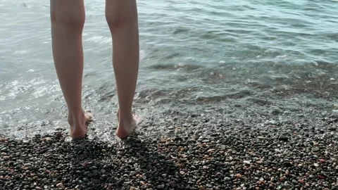 Legs in sea Stock Footage 278418339