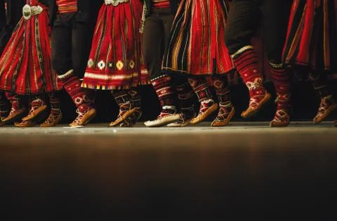 Legs of Serbian Folklore Stock-Fotos