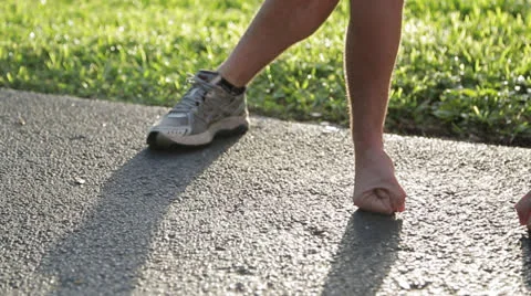 Legs Stretching Stock-Footage 27125125