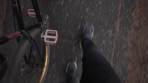 Legs walk on the ground. Stock Footage 152952632