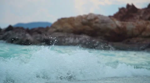 Legs of walking man at beach Stock Footage 41580145