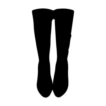 Legs on white Stock Illustration