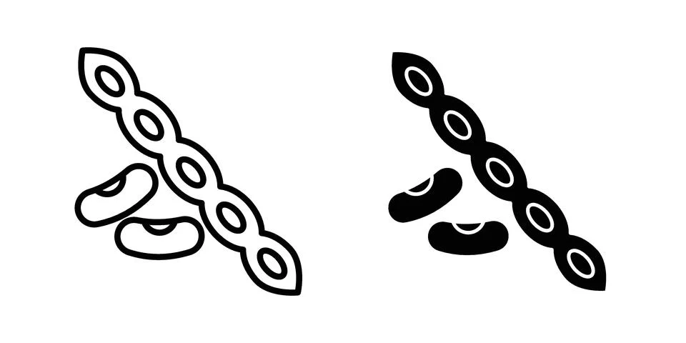 Legume icon set. Vector EPS 10 Stock Illustration