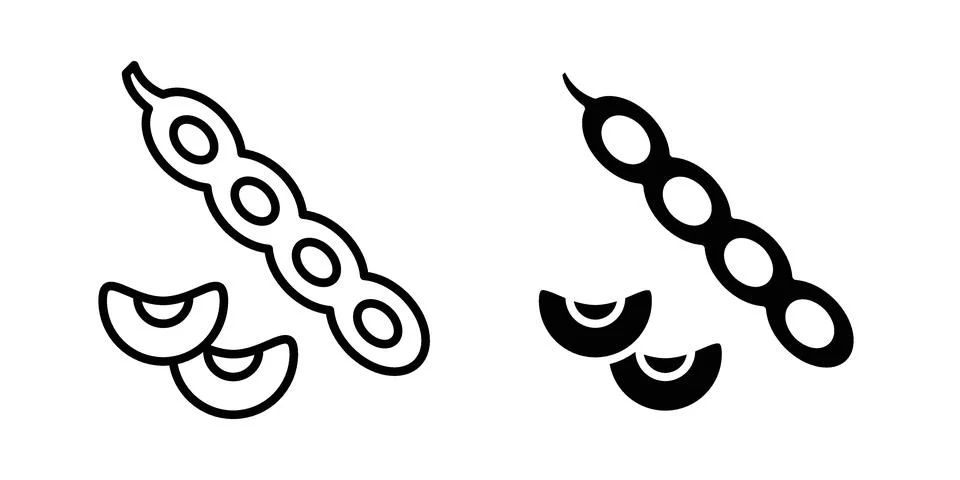 Legume icon vector design. EPS10 Stock Illustration