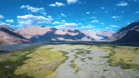 Leh Ladakh Aerial View of Nature Stock Footage 288671653