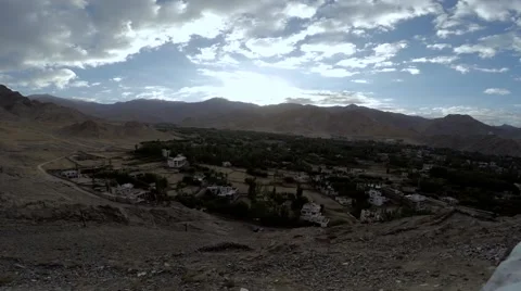 Leh Ladakh Time Lapse Stock Footage