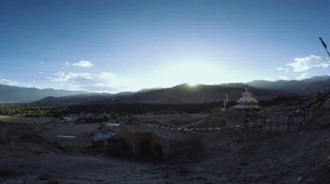 Leh Ladakh Time Lapse Stockbeeldmateriaal 67368196