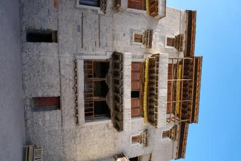 Leh Palace Windows 스톡 사진