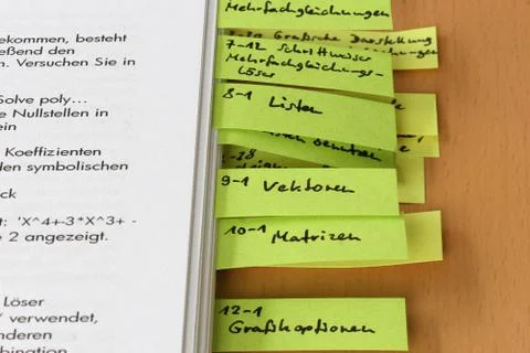 Lehrbuch Stock Photos