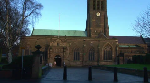 Leicester Cathedral Stock Footage 23805709
