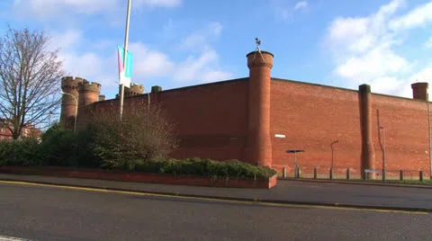 Leicester Prison Stock Footage 23814257