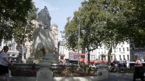 Leicester Square Stock Footage 79532933