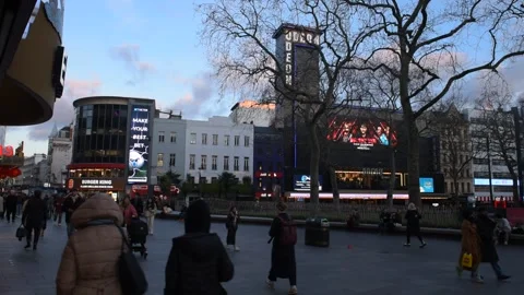Leicester Square Stock Footage 265903812