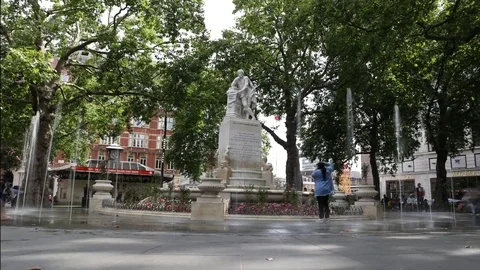Leicester Square Timelapse Video stock 78613677