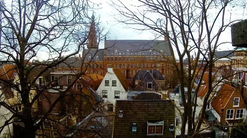 Leiden Netherlands Stock Footage 108171328