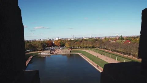 Leipzig Battle of the Nations Monument in German Volkerschlachtdenkmal. Leipzig Video stock 324867804