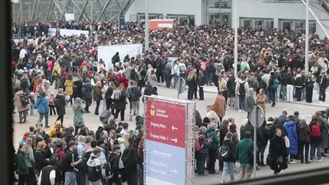 Leipzig Book Fair opens with strong international presence, LEIPZIG, DE - 27 Mar 스톡 동영상 305203350
