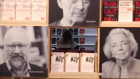 The Leipzig Book Fair opens, which will be visited by around 250,000 people, LEI Stock Footage 269228325