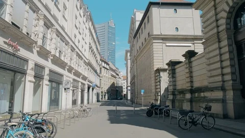 LEIPZIG, GERMANY - MAY 1, 2018. European Energy Exchange EEX building and Stock Footage 89867148