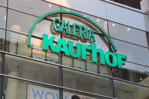 LEIPZIG, GERMANY - MAY 9, 2018: Galeria Kaufhof department store in Leipzig,  Stock Photos