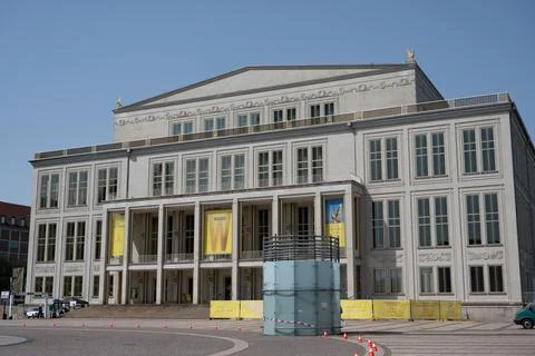 Leipzig Opera in Germany Stock Photos