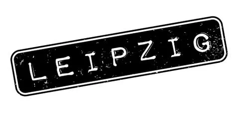 Leipzig rubber stamp 스톡 일러스트