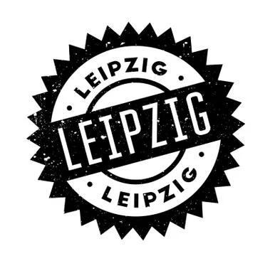 Leipzig rubber stamp Ilustración de archivo