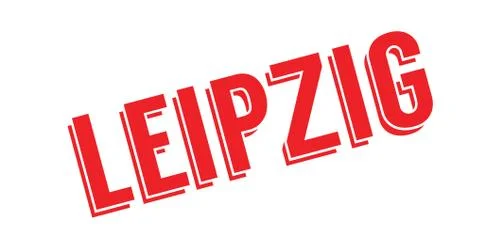 Leipzig rubber stamp Illustrazione stock